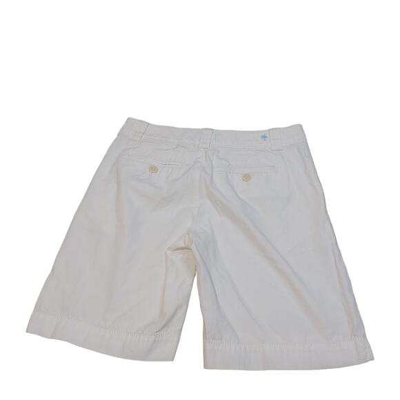 Lilly Pulitzer Size 4 Resort Fit White Shorts Summer Vacation Golf Golfing Prep - Picture 2 of 11